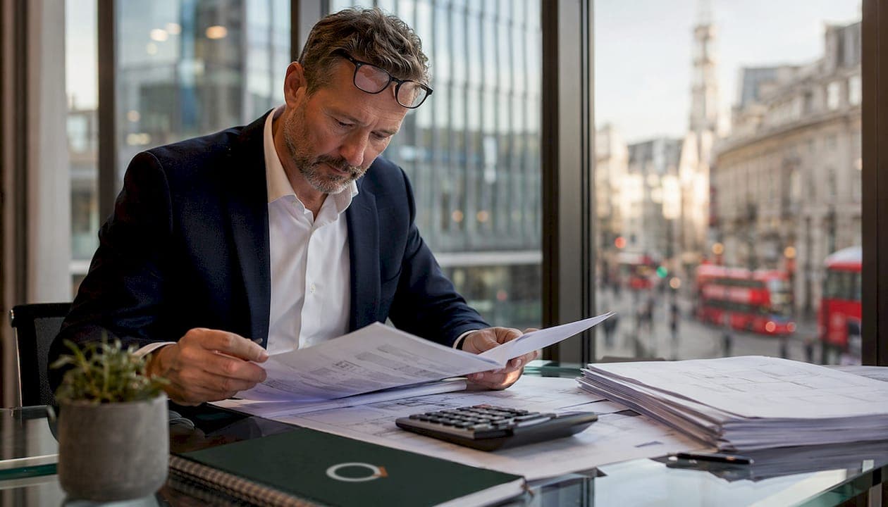 What is an order of cost estimate in UK construction?